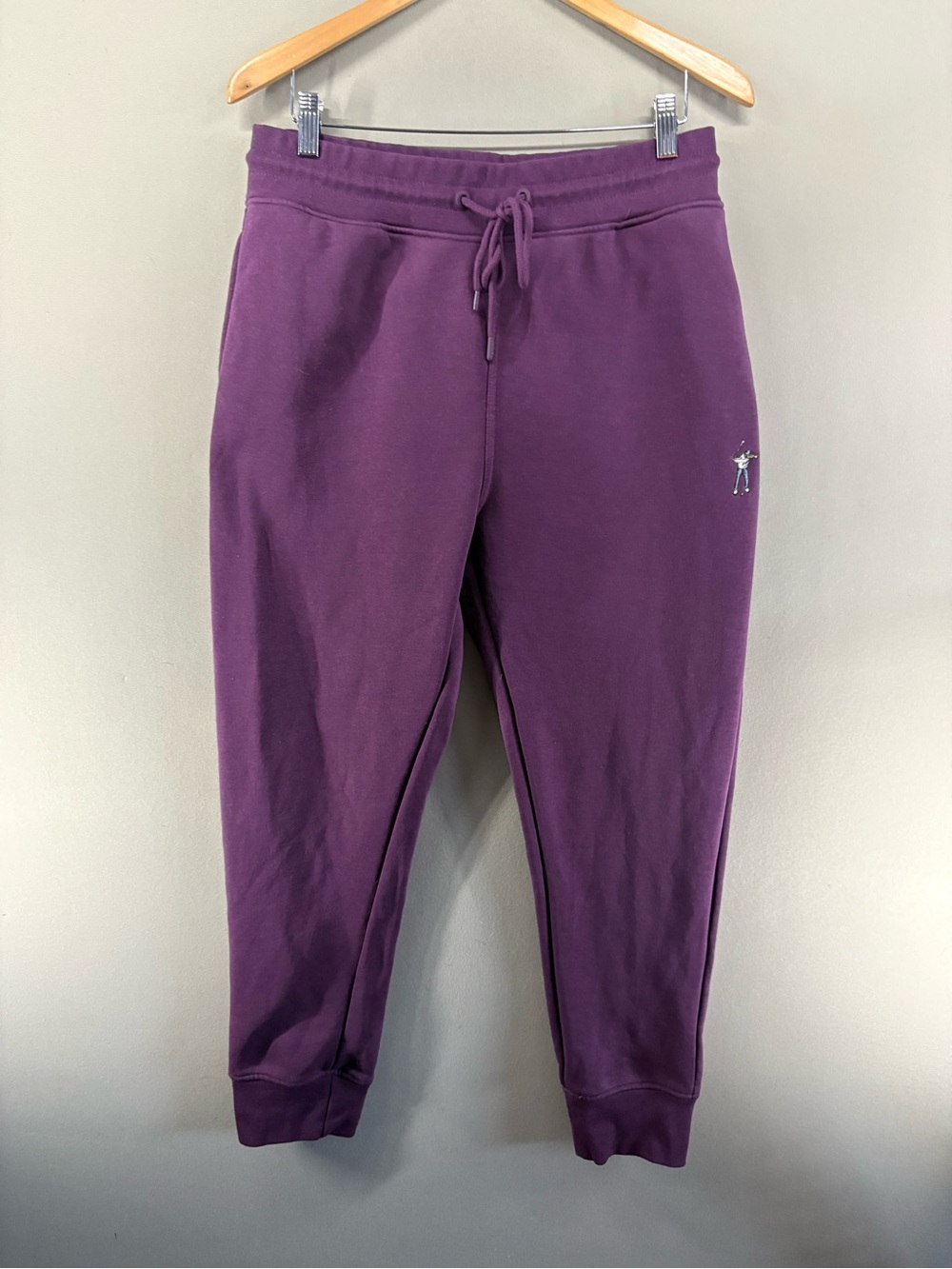 Eastside Golf Joggers Men’s L Plum Purple Fleece Sweatpants Drawstring Athletic